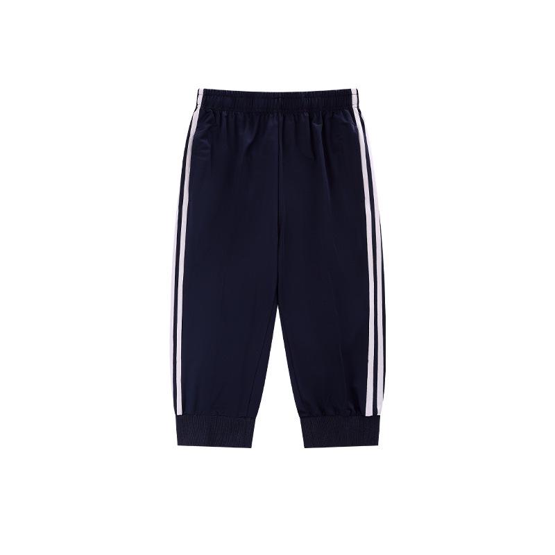 

Summer School Uniform Set for Students - Long Sleeve Top & Three-Quarter Pants, Unisex, Academy Style, Suitable for Middle & High School 195