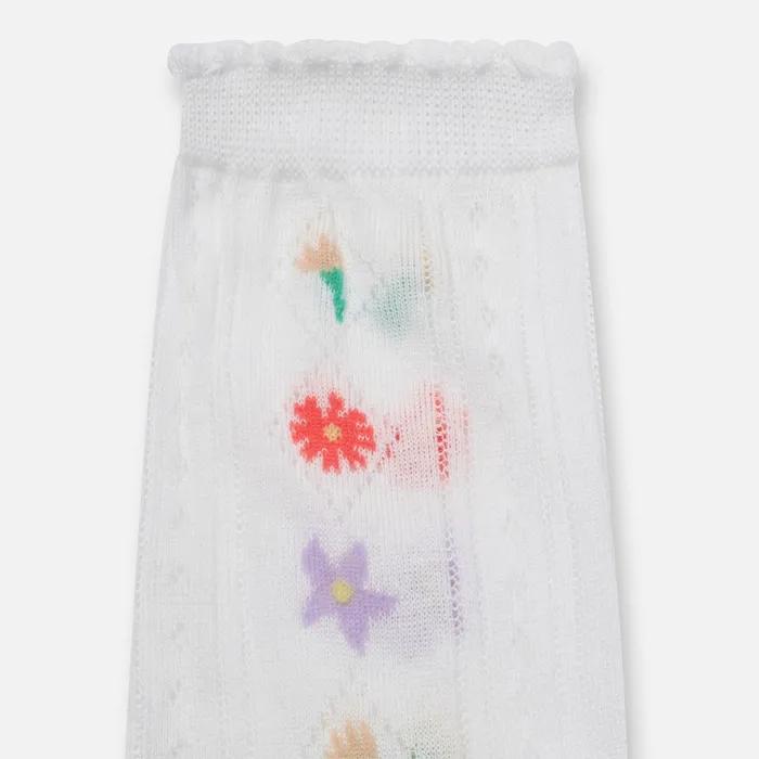 Misua Side Flower Socks_T264MSC273W