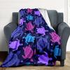 1pc Turtle Pattern Blanket Warm, Cozy, And Soft, Suitable for Sofas, Beds, Cars, And Office Use.Perfect for Camping And Travel, Making It a Great Gift