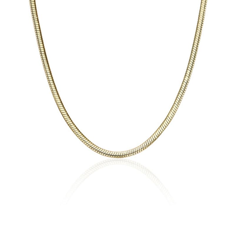 Hyeres-lor Essence (Y) Chevron Chain Necklace HL6N46636YB450