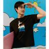 Men S Uni overSized Short Sleeve raSh Guard Black A6bc1rr92