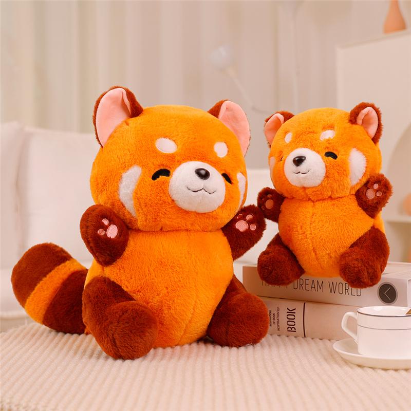 Cute Raccoon Softy Stuffed Pillow Cushion Plush Toy Animals Racoon Soft Stuffed Plushies Home Sofa Ornament Kids Favors Gifts