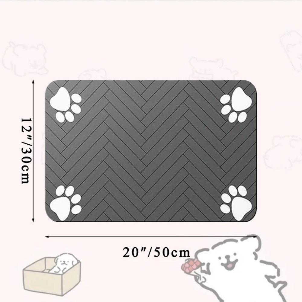 Pet Placemat Dog Food bowl Mat Drinking Feeding Placemat For Dog Cat Quick Dry Mat Waterproof Pet Bowl Pad Feeder Mats
