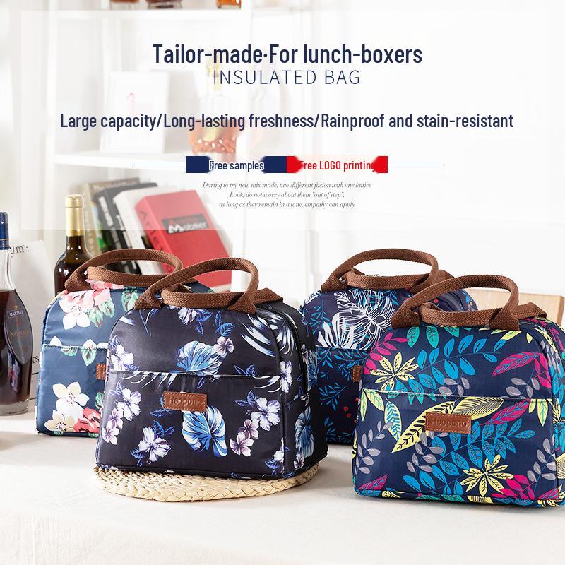 Anpassningsbar Handväska för Mamma och Baby med Stor Kapacitet, Isolerad, i Oxfordtyg