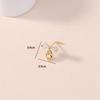 1Pcs Nose Rings Studs L Shaped Nose Rings for Women Heart Nose Nostrial Piercing Jewelry Valentine's Day Gifts