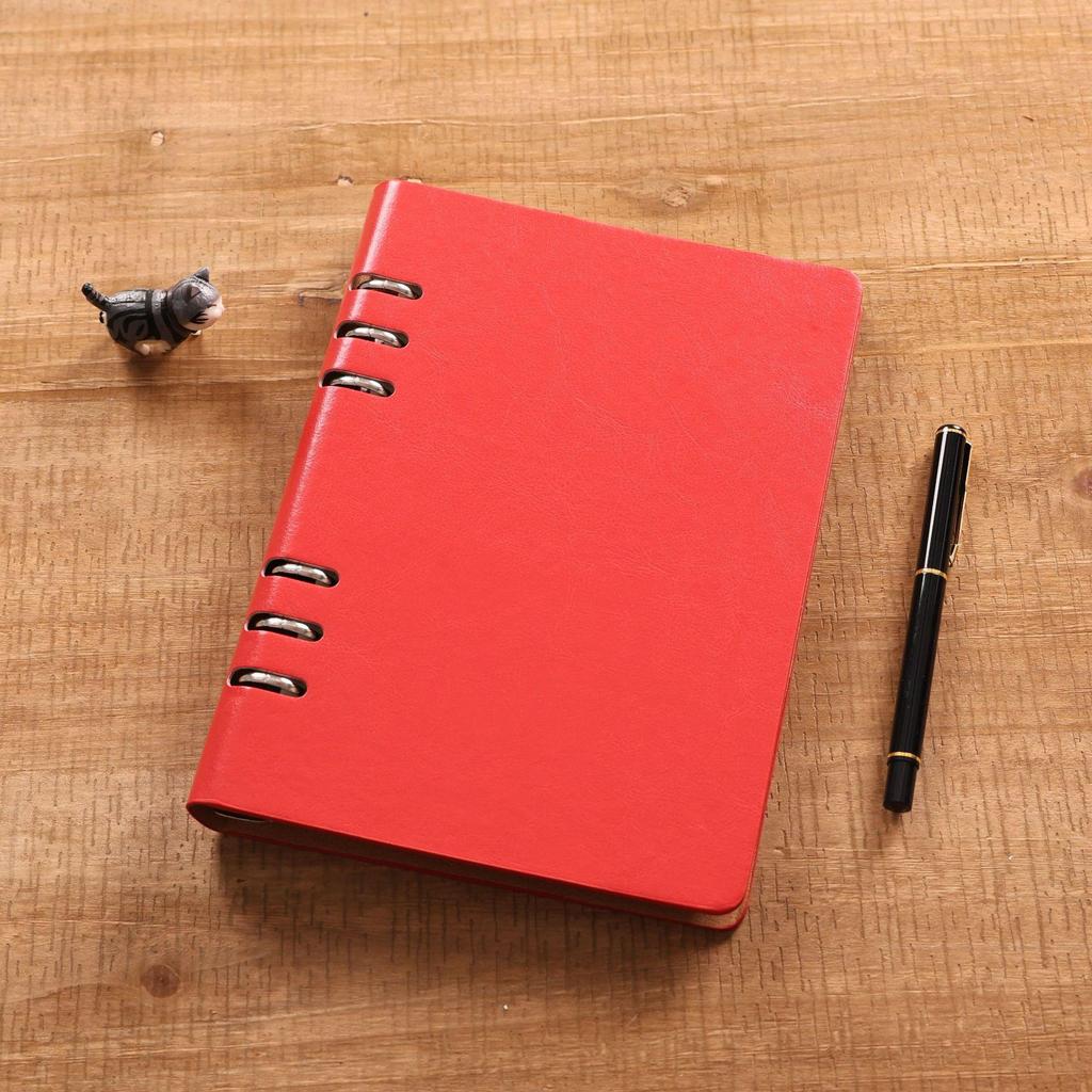 A5 Loose-Leaf Notebook with Thickened Pages - Business Office Diary and Back-to-School Souvenir