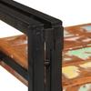 Nightstand in Brown and Black 38 x 33 x 58 cm Solid Reclaimed Wood