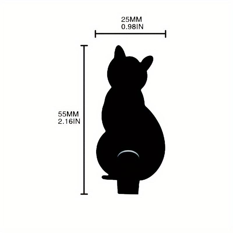 2Pcs/set Wall Mount Stainless Steel Cat Shape Strong Load-Bearing Anti-Rust Hanger, Hanging Storage Key Holder