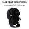2PCS Motorcycle LED Light Skull Shape Waterproof Lamp Electric Vehicle Headlight Fog Light Projector Lens Spotlight Motorcycle