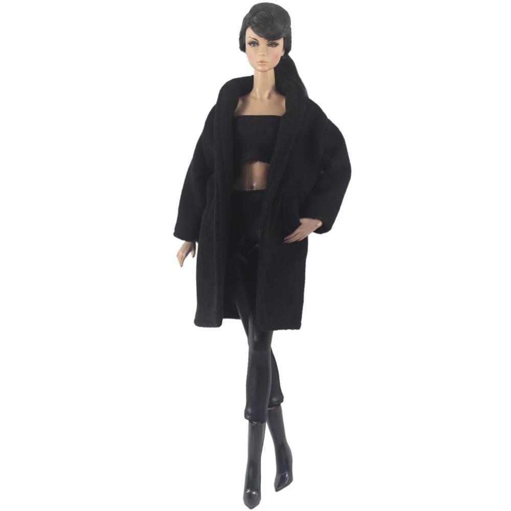Handgefertigte BABI KLEIDUNG Wollmantel Outfit für 30cm Puppe 11,5 Zoll bjd Kleidung Viele Stilrichtungen Geschenke für Puppenzubehör #02