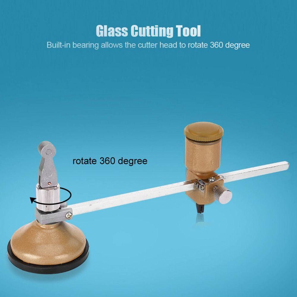 Round Knob Handle Heavy Duty Circular Glass Cutter for Stained Glass, Mirrors, Ceramic Tiles