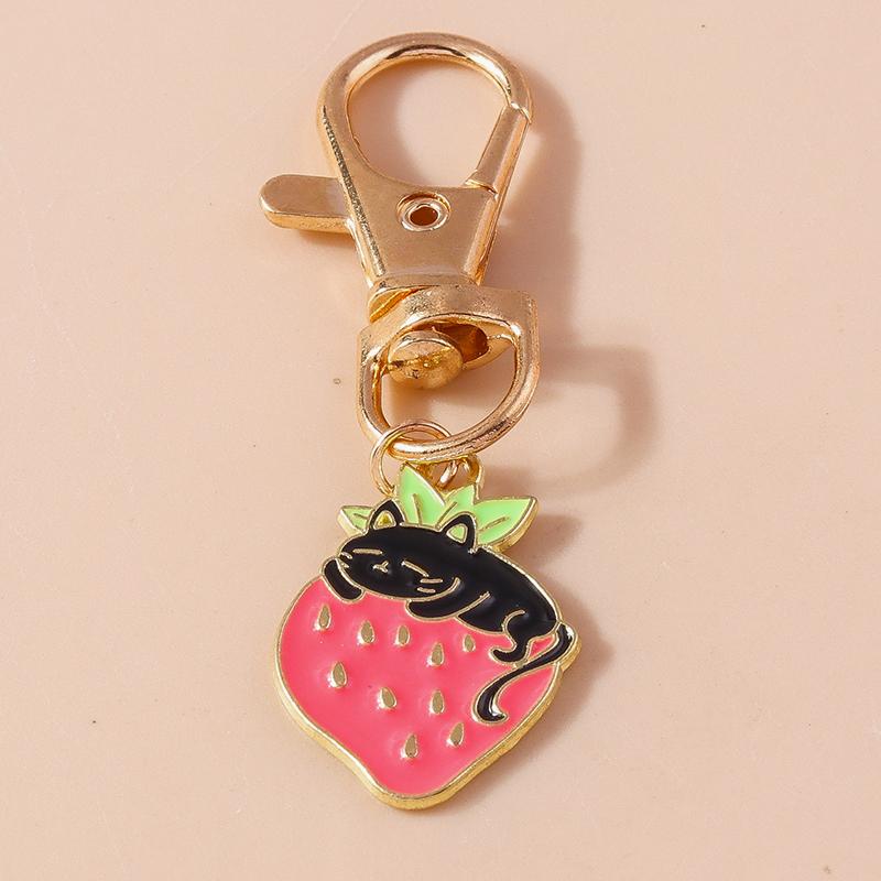 Cute Enamel Puppy Dog Cat Paw Keychain Footprint Keyring Pendants for Car Key Holder Handbag Decor DIY Pet Jewelry Gifts
