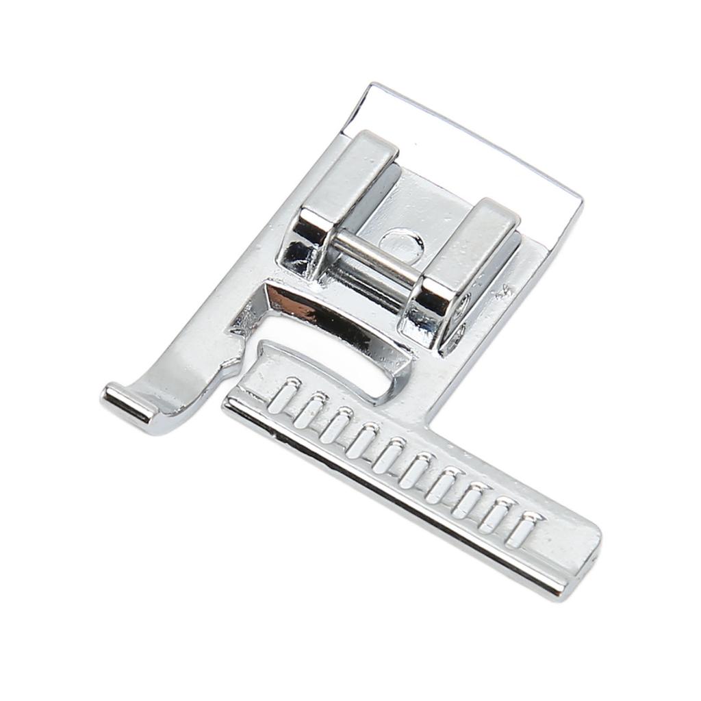 Guide Presser Foot Adjustable Ruler Design 2mm Spacing Q235 Steel Sewing Hemming Foot for Household Electric Machine