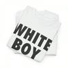 WHITE BOY OF THE YEAR T Shirts Cotton Print Short Sleeve T-shirt Retro Casual