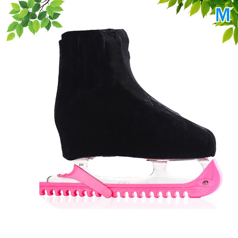 Upgraded High Elastic Velvet Fabric Figure Skating Shoes Cover Protector Anti-Scratch & Dustproof Ice Skate Blade Covers Guard