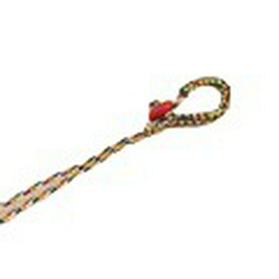 Hand-Woven Keychain: Flat Knot & Diamond Knot Rope with Live Buckle