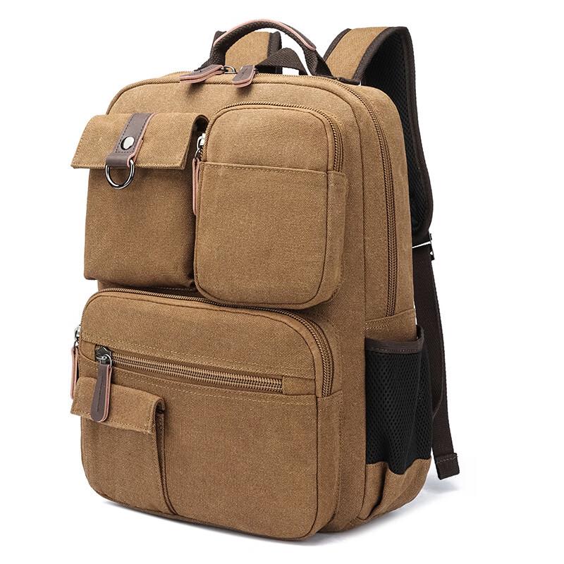 Мужской холщовый рюкзак в корейском стиле Lishen