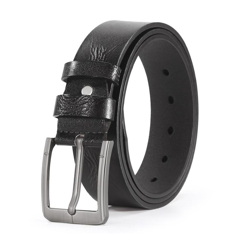 Men'S Alloy Pin Buckle Belt Zhongqing Business Durable Aviation Belt