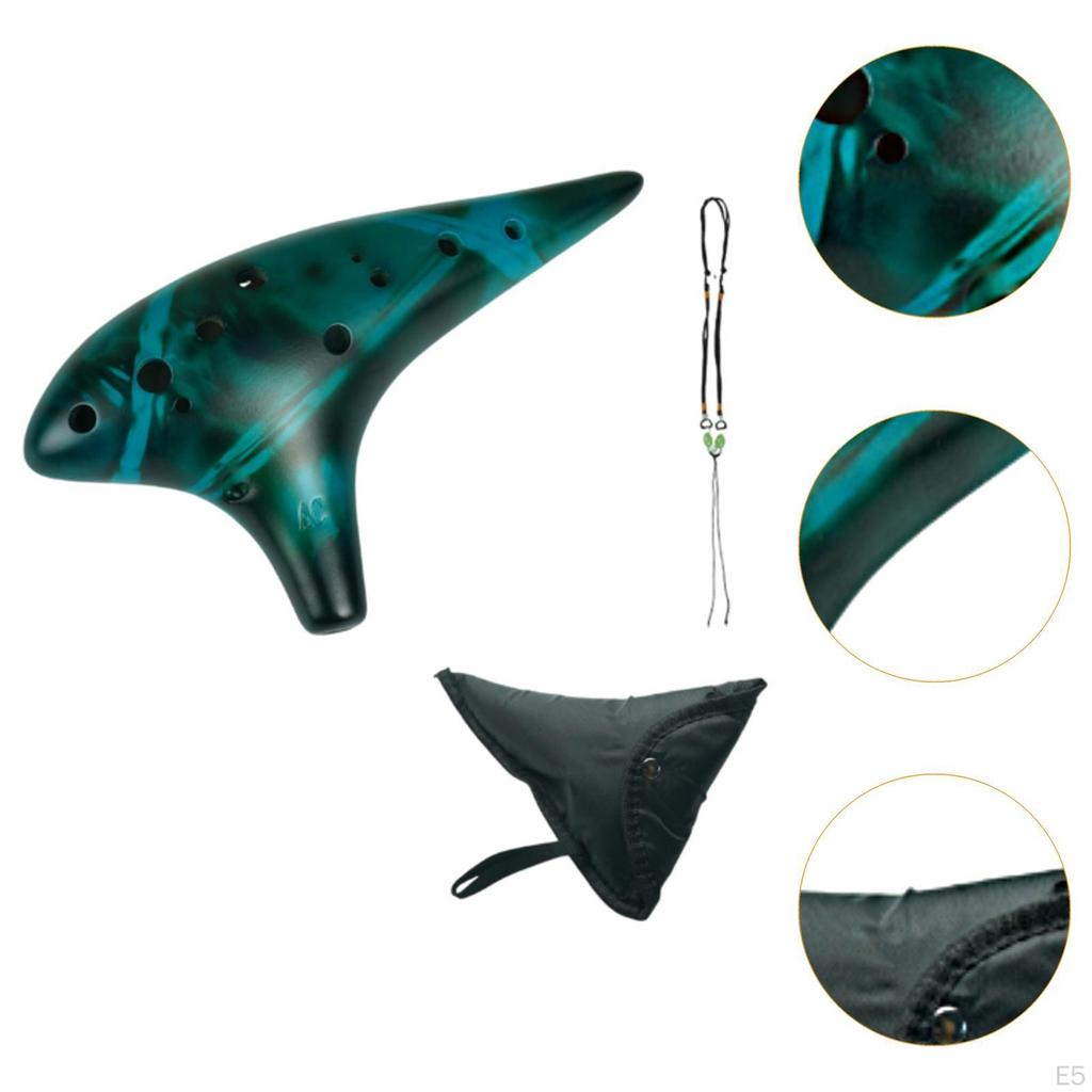 12 Hole Ocarina's Musical Instrument Reiner Ton Beautiful Ocarina for Beginner Gift