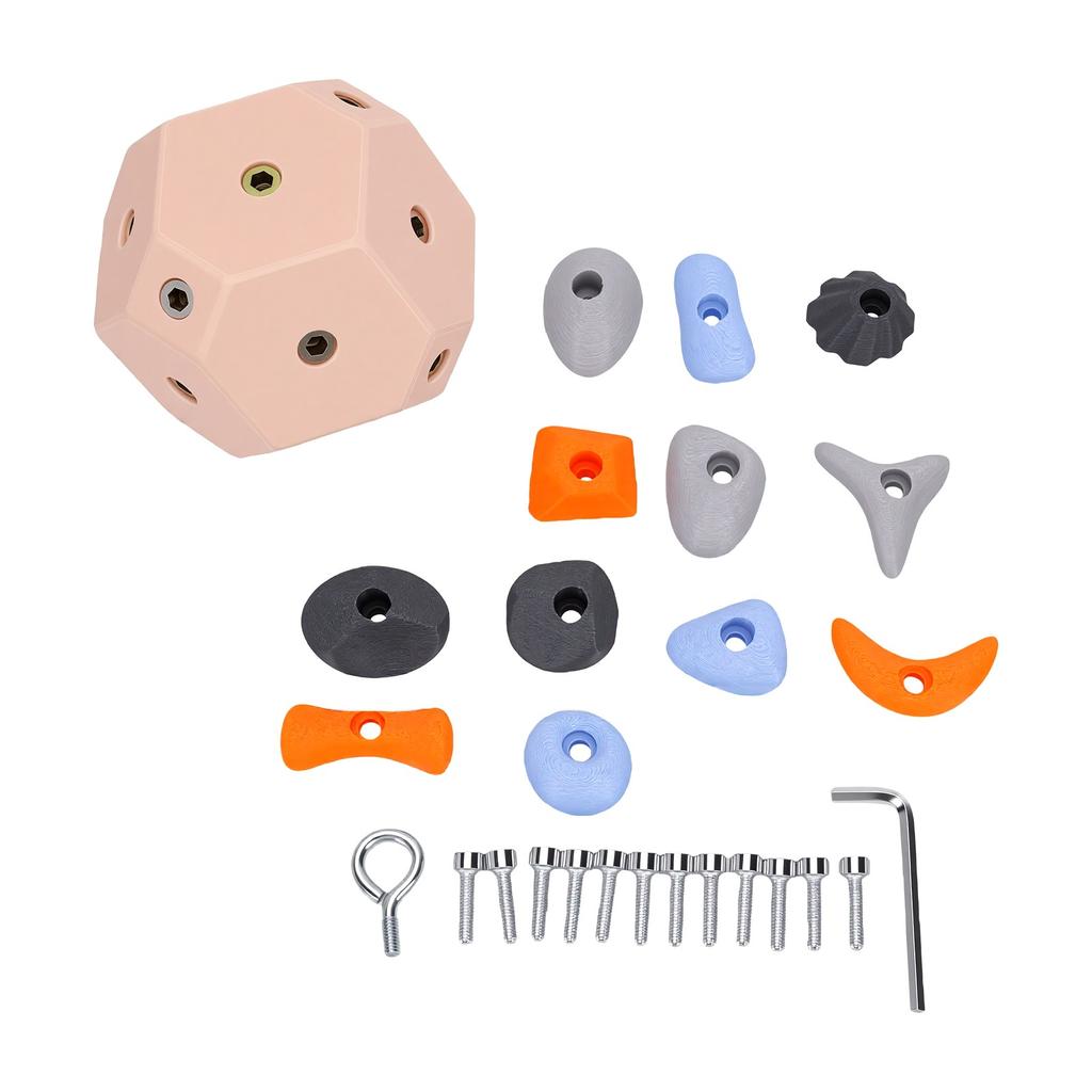 Handcrafted Climbing Block Ball 3D Printed Climbing Training Ball Portable Finger Strength Training Stress Relief Gift