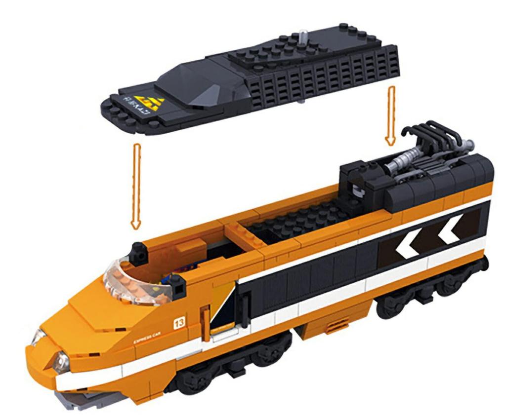 Sky High Speed Train 1287 Blocks