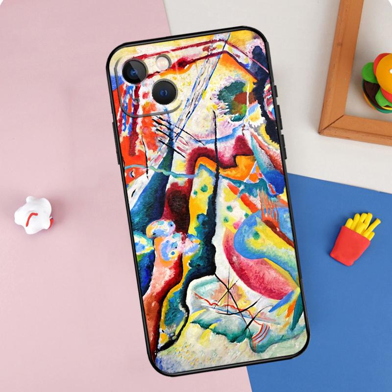 Wassily Kandinsky Abstract Artistic Phone Case For iPhone 16 Pro Max 11 12 13 14 15 Pro Max Mini 16e 15 16 Plus XR Cover Shell