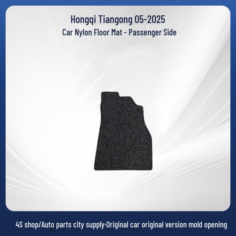 Durable Black Nylon Car Floor Mats for Hongqi Tiangong 05-2025