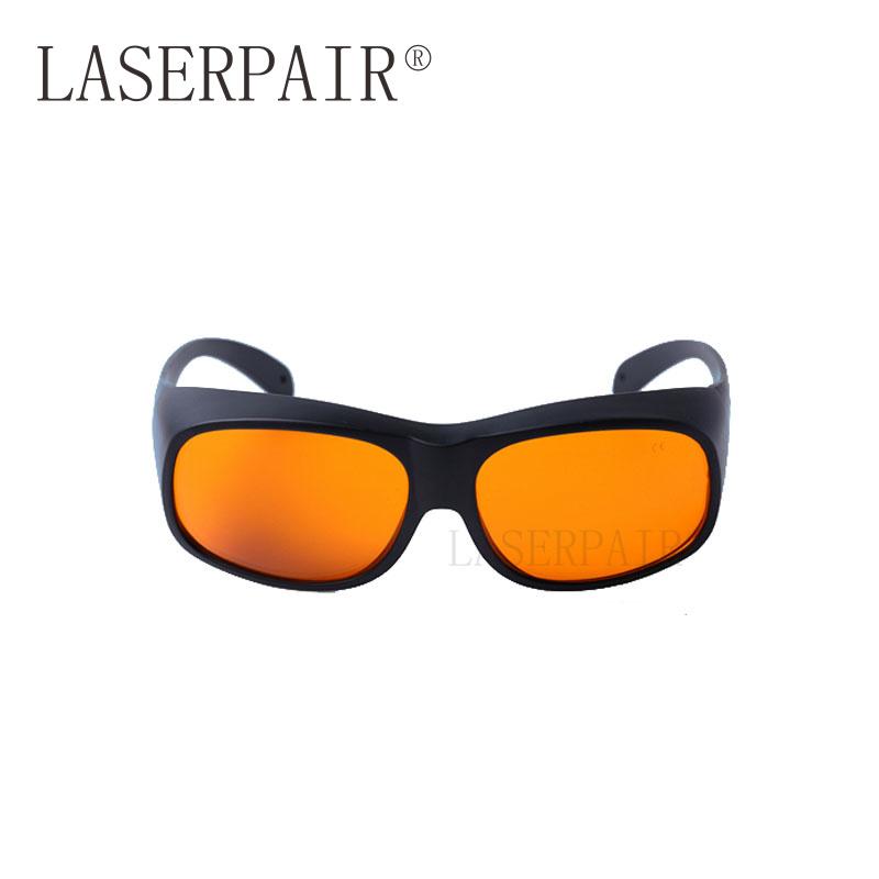 EN207 Certified Laser Safety Goggles OD5+ 266nm 355nm 515nm 532nm TR90 Frame Eye Protection (Orange,safety glasses) оранжевый