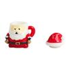 10 Set Resin Santa Claus Coffee Cup Pretend Play Cute Miniature Christmas Water Cup Crafts DIY Santa Claus Miniature Ornament