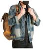 Xintang Retro Embroidered Men's Denim Workwear Jacket for Spring 2025