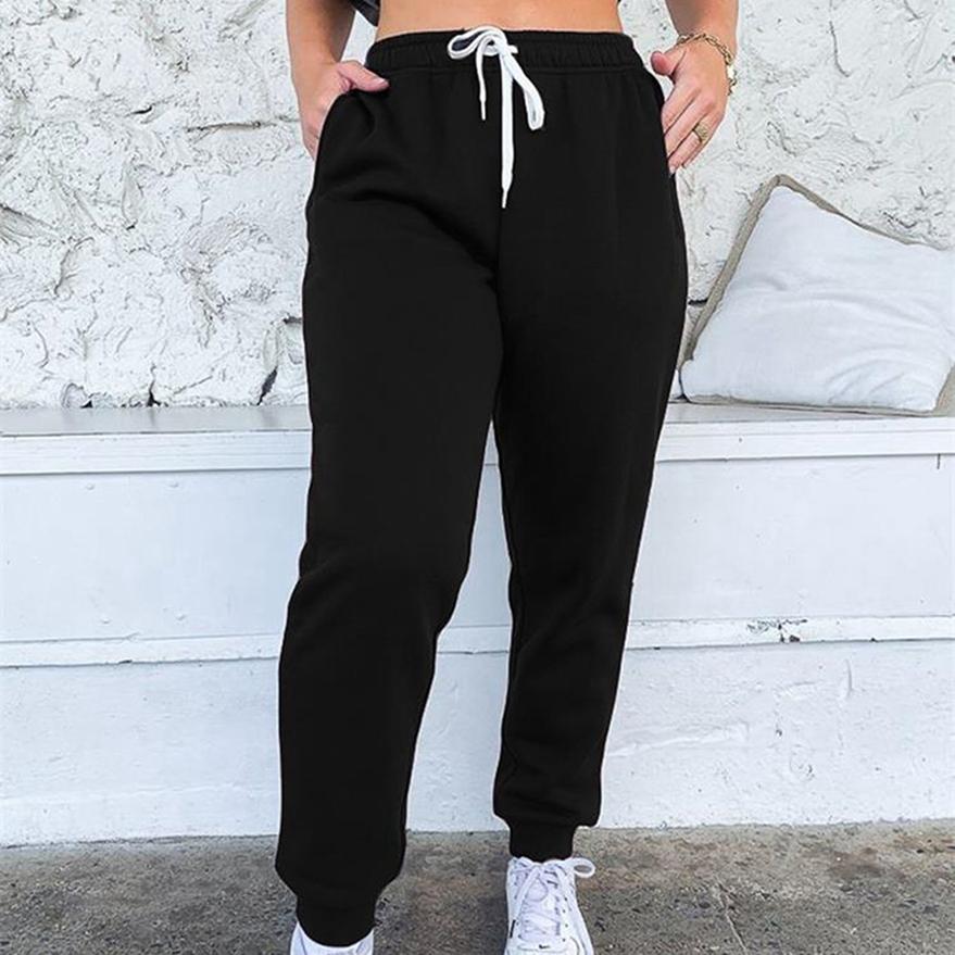 Addensare pantaloni della tuta da donna pantaloni a tinta unita Pantaloni  da jogging da donna larghi Pantaloni con coulisse acquista in modo  economico — spedizione gratuita, recensioni reali con foto — Joom
