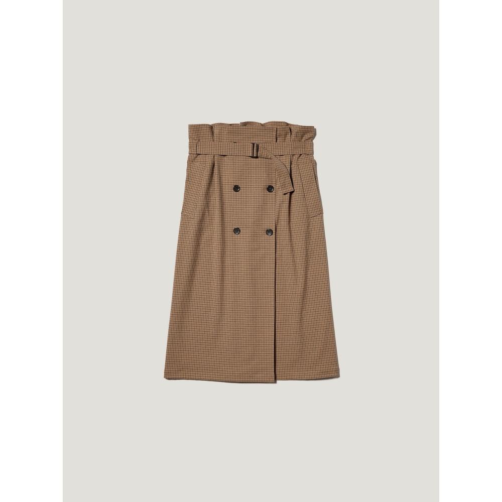 GU by Uniqlo Trench Check Skirt Rokh