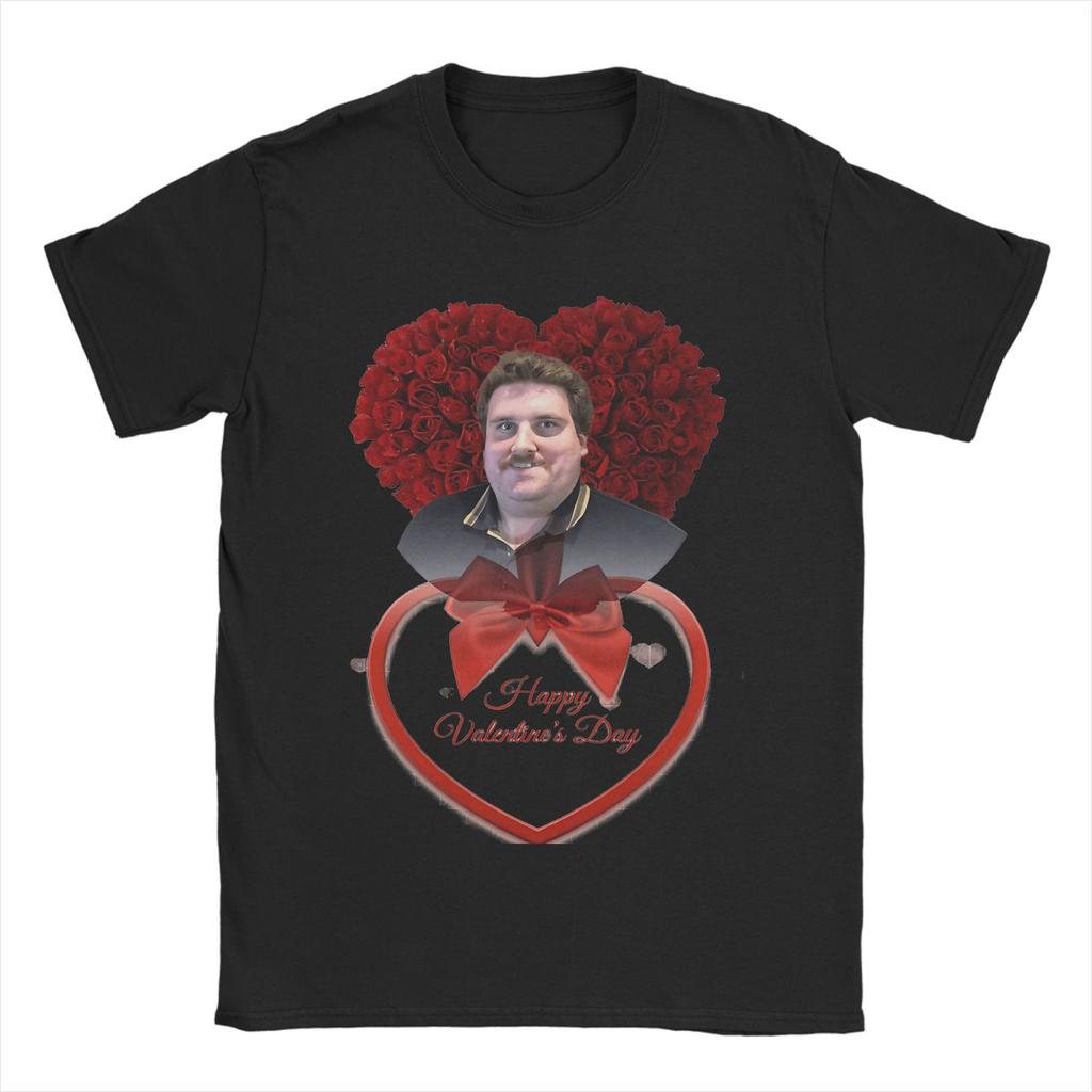 Drachenlord Rainer Winkler TShirts for Unisex Happy Valentines Day Funny Cotton Tees Round Neck Short Sleeve T Shirts Gift Idea