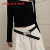 Fashion Butterfly Knot Belt Pu Leather For Summer Dress Accessory Women