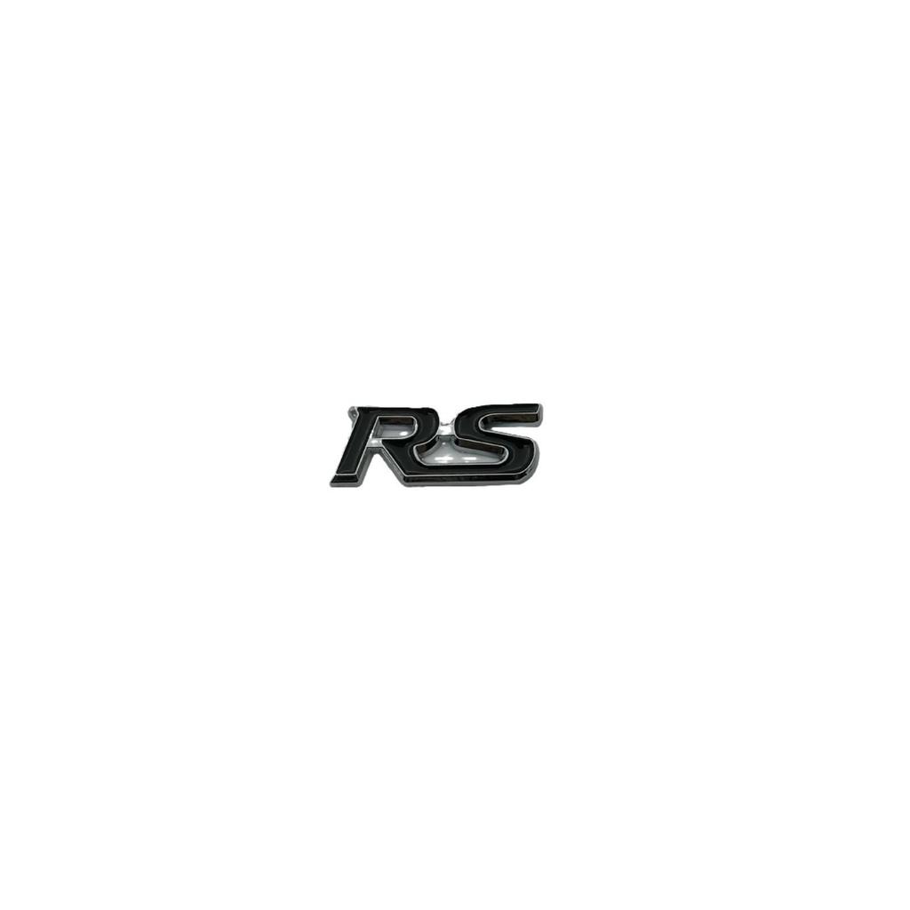 RS Metal Emblem for Ford Focus/Fiesta: Mini Car Logo for Steering Wheel & Console