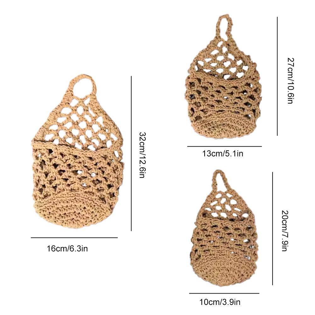 Macrame Plant Hanger Set Handwoven Cotton Rope Hanging Planter with Hooks Boho Indoor Decor Plant Holder Gift for Plant Lovers