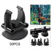 30 Pieces Aquarium Heater Suction Cup Clips Accessories Compact Lightweight Clamps for