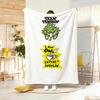 Drawing R-Retro Cartoon Badge Style Throw Soft Warm Throw Blanket for Bedroom Living Room Bed Travel Camping Picnic Gift