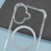 For iPhone 16 Plus Clear Phone Case Compatible with MagSafe 1.5mm Shockproof Back Cover
