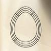 Easter Wreath Metal Frame Strong Structure Wreath Frame Easter Wreath Frame Metal Wire Form for Diy Springtime Decor for Easter