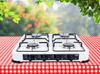 Promis Gas Stove Kg400 Silver