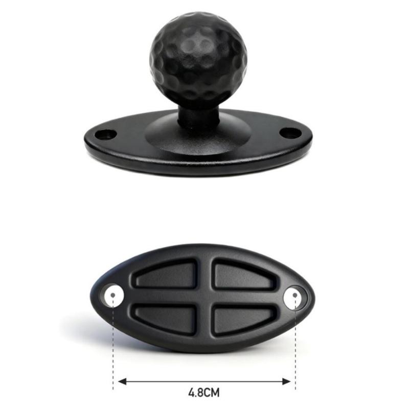 1 Set Compatible 25Mm Double Ball Socket Arm 1 Inch Ball Mount With Magnetic Suction Cup Base Support Ram Mount For Phone Gps