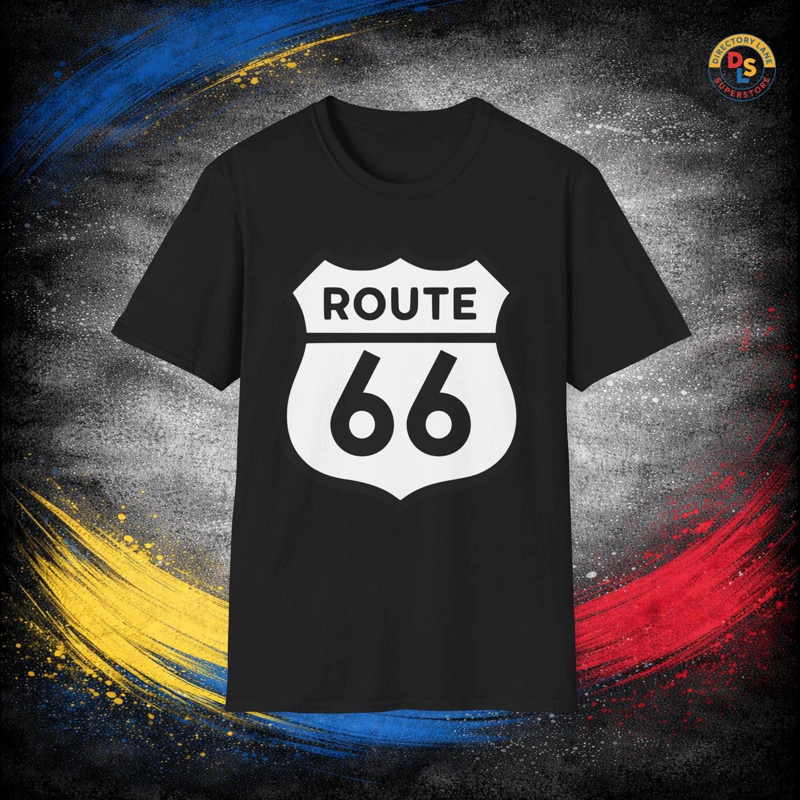 Route 66 T-Shirt Unisex Softstyle Tee 3XL