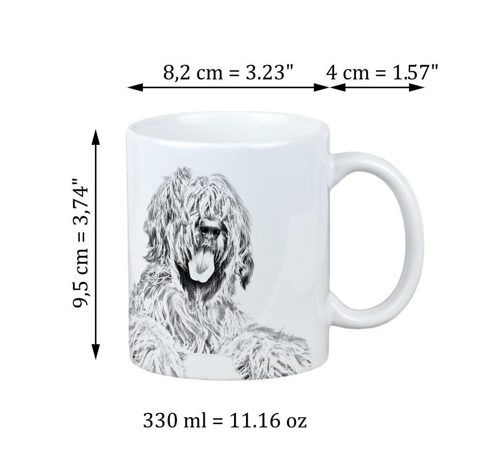 Briard, Berger De Brie – Cup with a Dog, Cute Cup with Graphics | Art-Dog