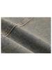 GUBIN Crack Detail Denim Long Skirt