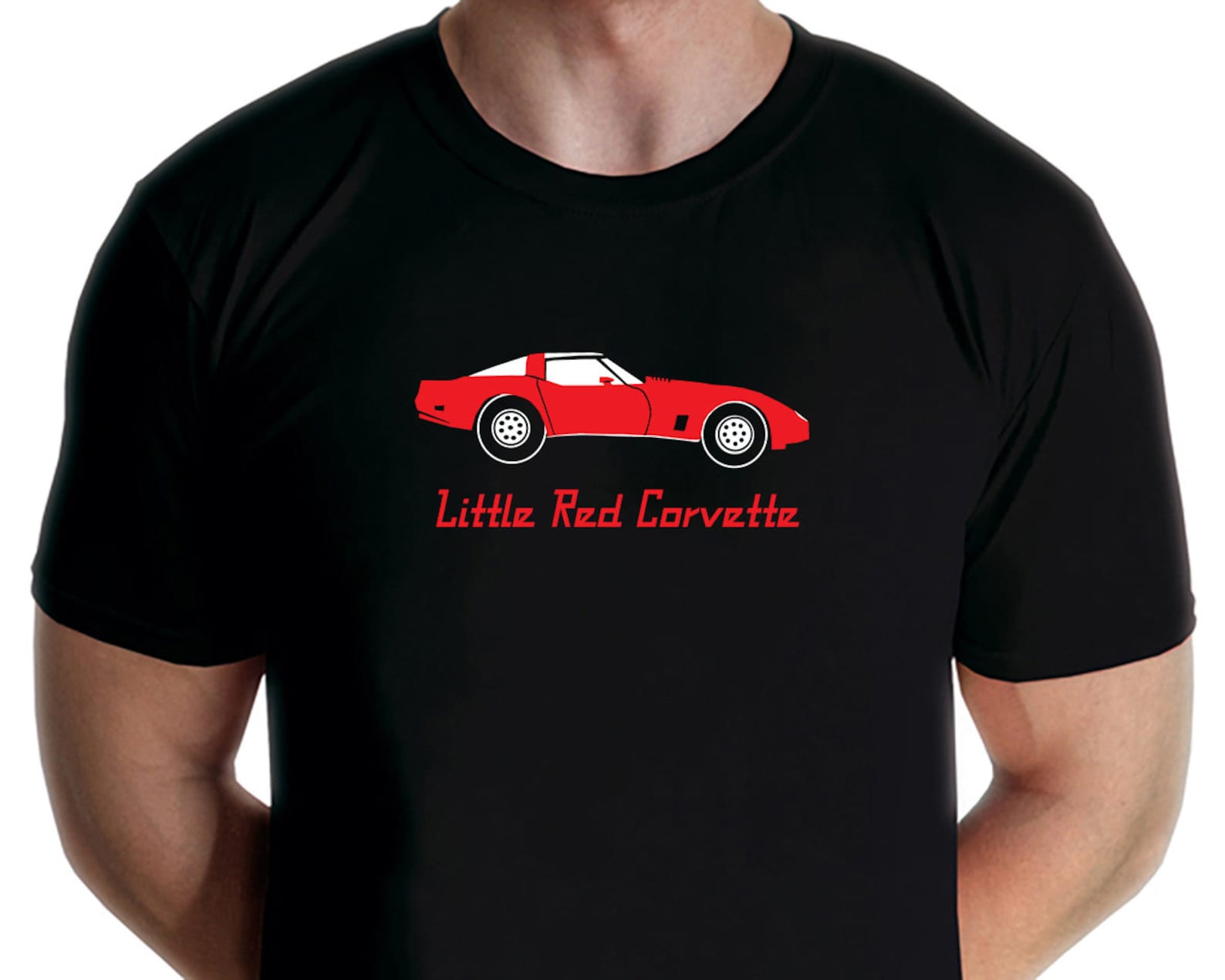 Rock Classics - Little Red Corvette T-shirt (Jarod Art) S