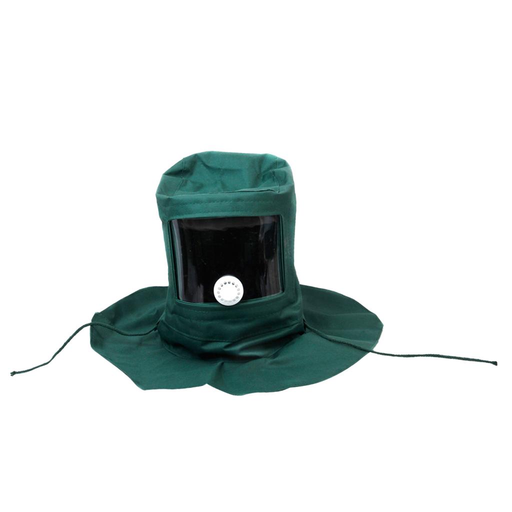 Hood Shawl Cap Wind Dust Protective , Canvas, 15.7inch / 40cm, Green