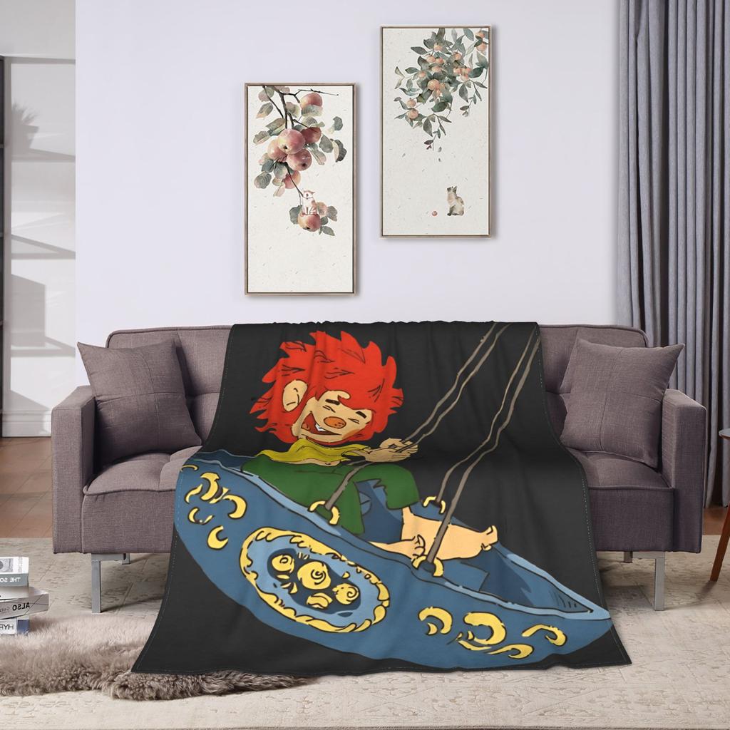 Coperta Morbidissima Viaggio in Aereo P-Pumuckl Coperte Copriletto in Flanella per Soggiorno Copri Divano Letto Stampato