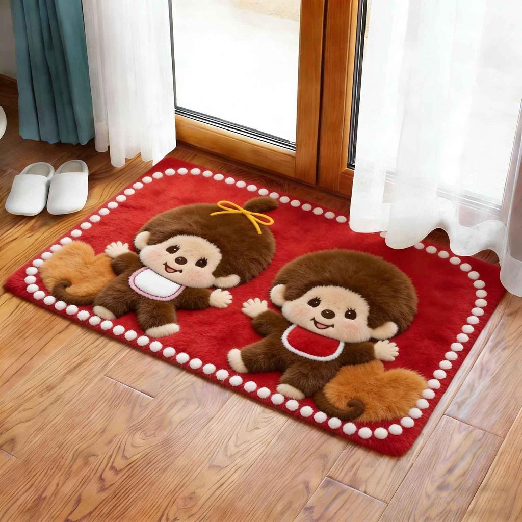 Cartoon Cute Quick-Drying Water-Absorbent Non-Slip Diatom Mud Doormat