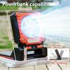 Outdoor Portable Solar Fan – Multi-Functional Folding Tent Lamp, Camping Fan &  for Hiking, Travel & Outdoor Adventures